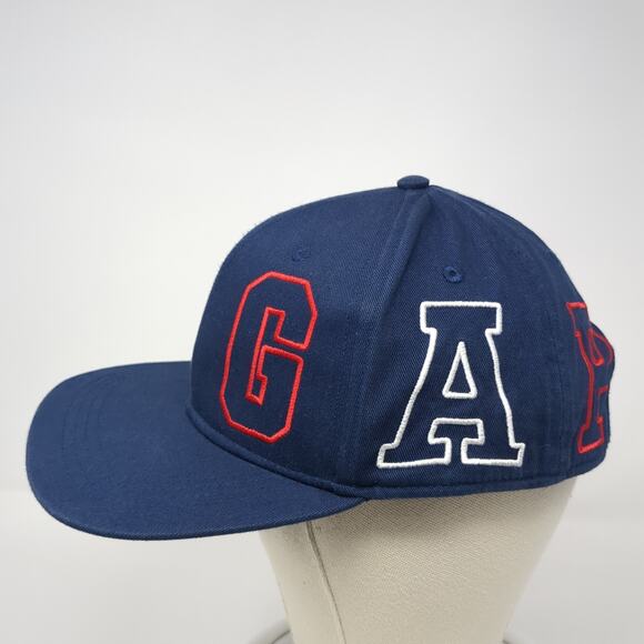 Gap Slideback Baseball Cap Blue One Size Adjustable Embroidered Cotton - Picture 3 of 10